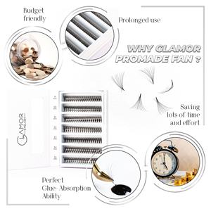 2023 nouveau style 5D promade cils pointu base volume ventilateurs cils ODM/OEM Logo plateau emballage du Vietnam fabricant naturel - Product Image 4