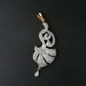 Kriaa AD Colgante Fino & Charm Piedra Chapada en Oro Modelo 1202165 - Product Image 1