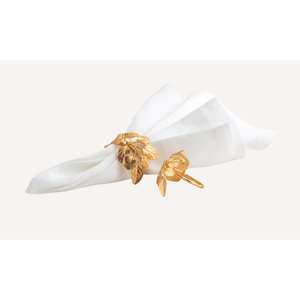 Lot de 2 ronds de serviette en acier inoxydable en métal poli doré Boucle de serviette classique Rond de serviette en métal Décoration de table Porte-mouchoirs - Product Image 6