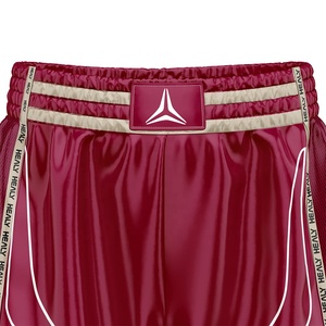 Shorts de boxe personnalisés HEALY pour hommes, satin de haute qualité, séchage rapide, respirants, pour entraînement MMA, combats et salle de sport. - Product Image 4