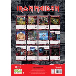 Calendario Impreso de la Colección de Leyendas de la Música de Iron Maiden 2025 - Product Image 4