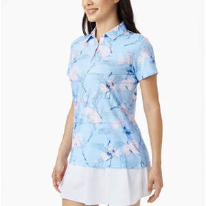 Ensemble polo et jupe de golf pour femmes, respirant, à séchage rapide, pour l'entraînement professionnel et les tournois - Product Image 4