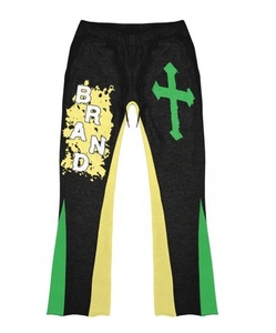 Pantalones de hombre con estampado de soplo pesado de alta calidad, chándales, sudadera de algodón 100%, ropa de calle personalizada, pantalones de chándal - Product Image 5