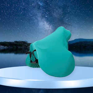 Housse de selle de cheval en coton matelassé de qualité supérieure avec rembourrage en mousse haute densité, housse de selle équestre respirante - Product Image 5