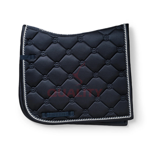 Cómoda almohadilla de sillín inglesa, diseño acolchado transpirable, forro suave, duradero, calidad perfecta para la comodidad del caballo - Product Image 1