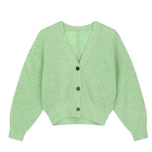 Pulls en laine tricotés confortables à col en V, couleur unie, pour femmes, sororités et fraternités universitaires - Product Image 4