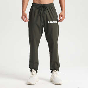 GAF <b>Men</b> Custom Logo Print Windproof Jogger Pants Middle Waist Waterproof Fabric For Sports Casual Outdoor Adults Flat Drawstring - Product Image 1