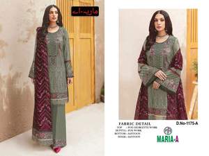 Tenue traditionnelle indienne, dernière tendance, style moderne, faux georgette, salwar kameez avec broderie, fournisseur Surat - Product Image 3