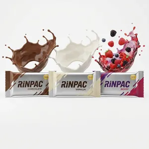 Bolsa de Embalaje para Barras de Proteína con Impresión Digital Personalizada, Bolsa Flow Wrap, Acabado Mate de Alta Barrera, Reciclable, Bajo MOQ, Bolsa de Fábrica - Product Image 3