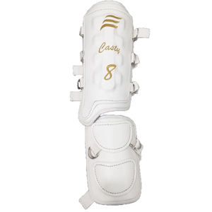 Béisbol Softball espinilleras profesionales diseño personalizado duradero de alta calidad PU cuero pierna larga protección adulto conjunto - Product Image 5