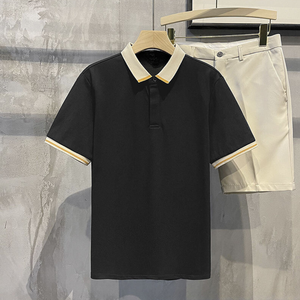 Camiseta Polo con Diseño de Logotipo Personalizado OEM, Cuello Solapa, Manga Corta, Verano, Ajustada, para Hombre, Estilo Nuevo - Product Image 5