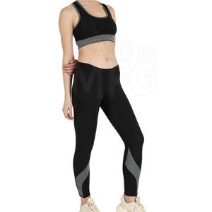 Sujetador deportivo de cintura alta para mujer, mallas ligeras transpirables, cintura elástica baja, parte delantera de Yoga - Product Image 5