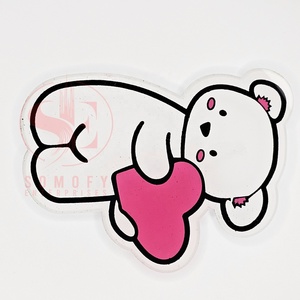 Las últimas extensiones de pestañas de azulejo de pestañas de oso de moda, azulejos de vidrio con logotipo personalizado hechos de plástico - Product Image 4