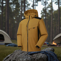 Veste de pluie personnalisée pour hommes, coupe-vent, imperméable et respirant, doublure en polyester 100%, style de travail, vestes d'extérieur, logo OEM, vente en gros