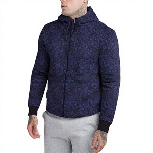 Sweat à capuche zippé élégant pour homme, idéal pour l'hiver, avec poches latérales fonctionnelles, en tissu polaire, personnalisable, vente en gros - Product Image 1