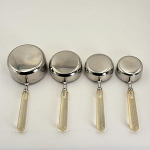 Nouveauté : tasses à mesurer en acier inoxydable poli miroir, magnifiques outils de mesure portables en acier inoxydable - Product Image 5