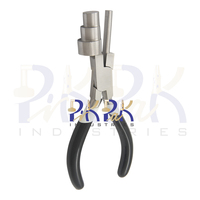 Pince à sertir Wrap N Tap, grande taille, pointe de 13 mm à 20 mm, longueur 165 mm, en acier inoxydable, poignées à ressort double en PVC, pour sertir les circlips de pêche et les bijoux