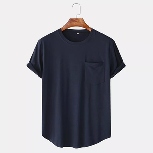 เสื้อยืดผู้ชายสีพื้นระบายอากาศได้ดี,เสื้อยืดลำลองคอกลมใส่ออกกำลังกายเล่นกีฬา - Product Image 5