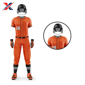 Conception personnalisée en usine OEM Uniforme d'équipe de softball Vêtements de sport par sublimation de haute qualité Uniforme de baseball de style le plus récent - Product Image 4