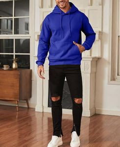 Basics Logos gaufrés personnalisés de haute qualité Cropped Blank Heavyweight Essentials Hoodie Sweats à capuche et sweat-shirts à manches régulières pour hommes - Product Image 4