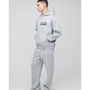 Ensemble de survêtements pour hommes Athletic 2 pièces uni décontracté avec fermeture éclair tenue de jogging à manches longues pour hommes - Product Image 3