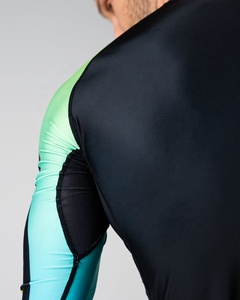 Haut de compression à manches longues pour homme, imprimé par sublimation, pour BJJ MMA, design athlétique, fitness, entraînement, sportswear - Product Image 5