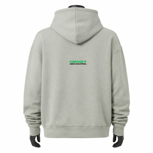 Sudadera con capucha y cremallera completa para hombre, de punto grueso, para invierno, para exteriores, con forro polar extra grueso y aislante. - Product Image 2