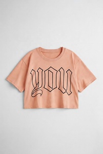 เสื้อยืดครอปลำลองสำหรับผู้หญิง ชุดฤดูร้อนสุดอินเทรนด์ เนื้อผ้านุ่ม สวมใส่สบาย ดูดีทุกวัน - Product Image 6