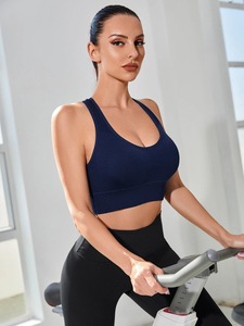 ชุดกีฬาระบายอากาศได้ดีสำหรับผู้หญิงบราเล่นกีฬาสปอร์ตบราสำหรับผู้หญิงสปอร์ตออกกำลังกายแบบหรูหราโลโก้ได้ตามต้องการ - Product Image 6