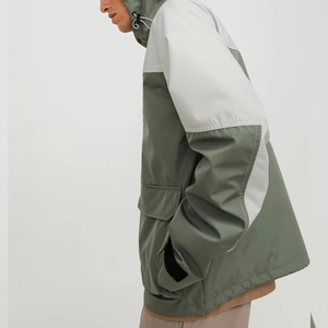 Veste de ski imperméable pour homme et femme avec col montant, fermeture éclair coupe-vent, motif uni, pour l'alpinisme, doudoune d'extérieur - Product Image 4