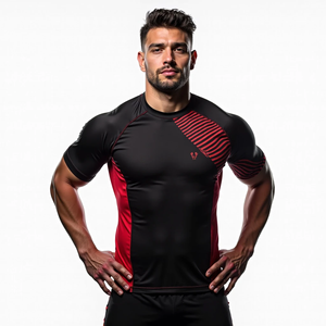 Rash Guard professionnel sublimé BJJ MMA équipement de sport respirant 100% Polyester manches complètes unisexe conçu pour l'entraînement de gymnastique - Product Image 2