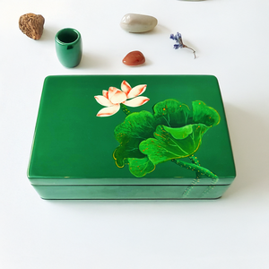 Caja de Lacado Artesanal Vietnamita Ecológica - Artesanía Tradicional, Decoración Duradera para el Hogar, Ideal para Fiestas - Product Image 4