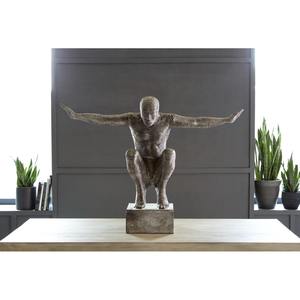 Elegante Figura Masculina de Metal Plateado, Objeto de Mesa, Escultura Moderna para Mesa, Decoración Elegante y Lujosa para el Hogar u Oficina, Procedente de la India - Product Image 4