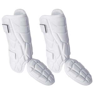 สนับแข้งเบสบอลกันกระแทก ป้องกันขาและเท้าเต็มรูปแบบ อุปกรณ์สำหรับการแข่งขัน ผลิตภัณฑ์คุณภาพดีที่สุด สนับแข้งเบสบอล - Product Image 1