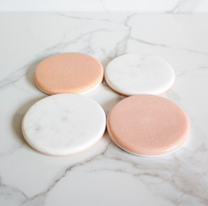 Nouveau support en marbre dessous de verre dessus de table luxueux maison cuisine bureau table à manger tasses à thé tasses à café canettes de bière bar verres à eau - Product Image 6