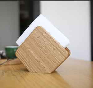NatureNest Porte-mouchoirs en bois Décor de table durable - Product Image 2