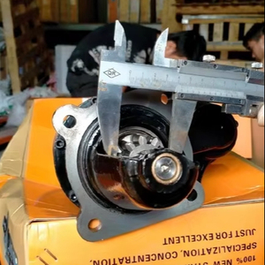 Moteur de démarrage 7,5 kW 24 V 10T 4 boulons pour chargeuses sur pneus WEICHAI WP10/WD615 ZL50C OEM/Aftermarket/Marque NXA Garantie 3-12 mois - Product Image 2