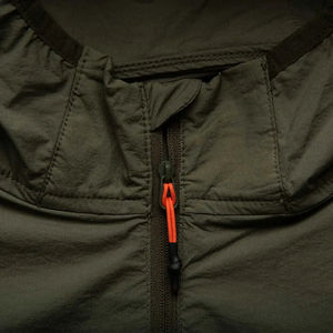 Veste à capuche en nylon de haute qualité pour homme, veste coupe-vent à demi-zip personnalisée, veste coupe-vent pour homme - Product Image 5