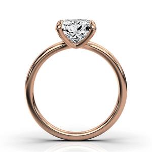 Anillo de Compromiso Solitario con Diamante Cultivado en Laboratorio, Corte Princesa, 1 Quilate, Certificado IGI, Oro Amarillo de 14k, Anillo de Boda para Regalo de Aniversario - Product Image 6