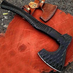 Hache Viking Tomahawk en gros Hache à hacher en acier au carbone forgée à la main personnalisée - Product Image 6