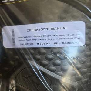 Tondeuse à virage zéro de 42 pouces Twin Bagger Système de collecte d'herbe Capacité de 6.5 boisseaux pour équipement de pelouse et de jardin - Product Image 3