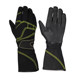 Guantes de moto para hombre, guantes de motorista transpirables de tela de microfibra, pantalla táctil, diseño personalizado, guantes de carreras de Motocross - Product Image 1