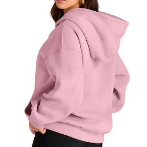 Pull à capuche uni pour femmes, haut à capuche décontracté, sweat à capuche thermique personnalisé, sweat à capuche de haute qualité pour femmes - Product Image 4