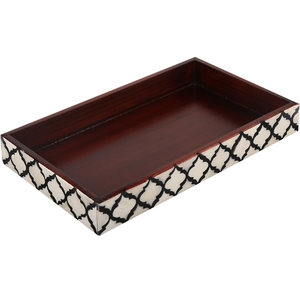 En gros Nouvelle Arrivée Plateau En Bois Nacre Incrustation Plateau De Service Décoratif Pour La Maison De Stockage De Support Pour La Vaisselle Du Vietnam - Product Image 3
