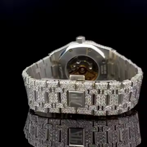 Montre à mouvement à quartz de style hip-hop pour hommes diamants avec bracelet réglable bijoux d'affaires de mode - Product Image 6