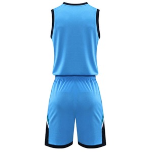 Nueva llegada de los hombres de baloncesto uniforme juvenil transpirable negro rojo Jersey diseño más opción de tamaño para los niños - Product Image 4