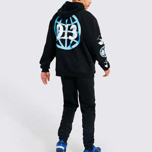 Survêtement de sport pour homme personnalisé, vêtements décontractés d'entraînement et de jogging, sweat-shirt d'hiver, pantalon de jogging et pantalon cargo, taille plus - Product Image 2