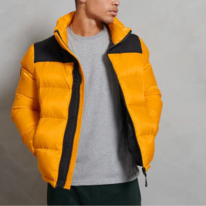 Blouson à capuche sans manches, style zippé, design bicolore, toile sur le devant, sur mesure, pour hommes, prix de gros - Product Image 3