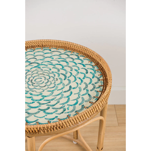 Tables basses rondes en rotin de haute qualité fabriquées au Vietnam décoration meubles de maison - Product Image 4