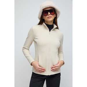 Veste sans couture à col rond 100% polyester - Product Image 3